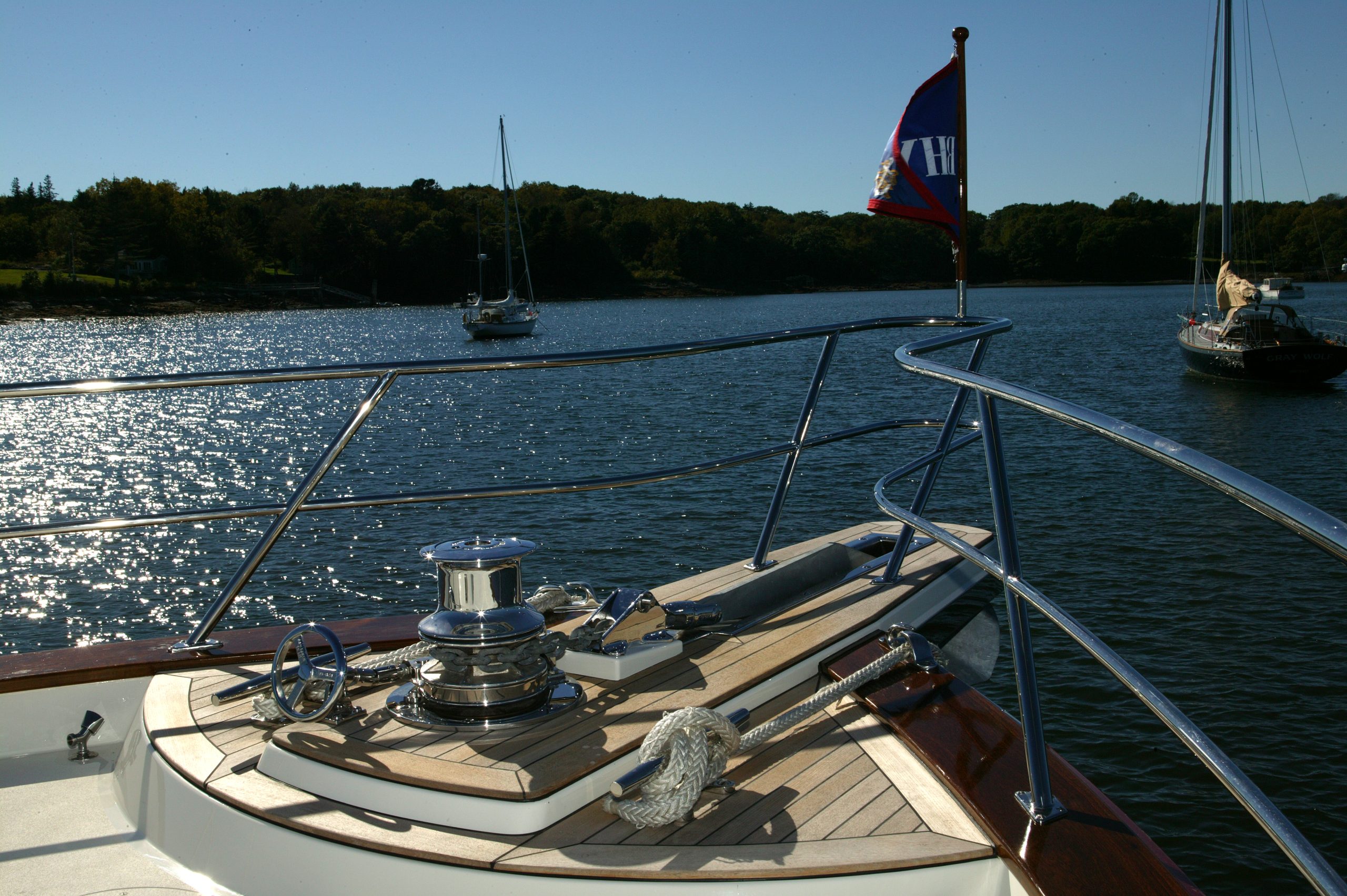 Wombat details, a  Lyman Morse 80ft. motoryacht.